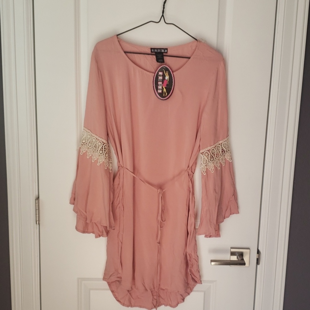 Soft Pink Paper Doll Dress